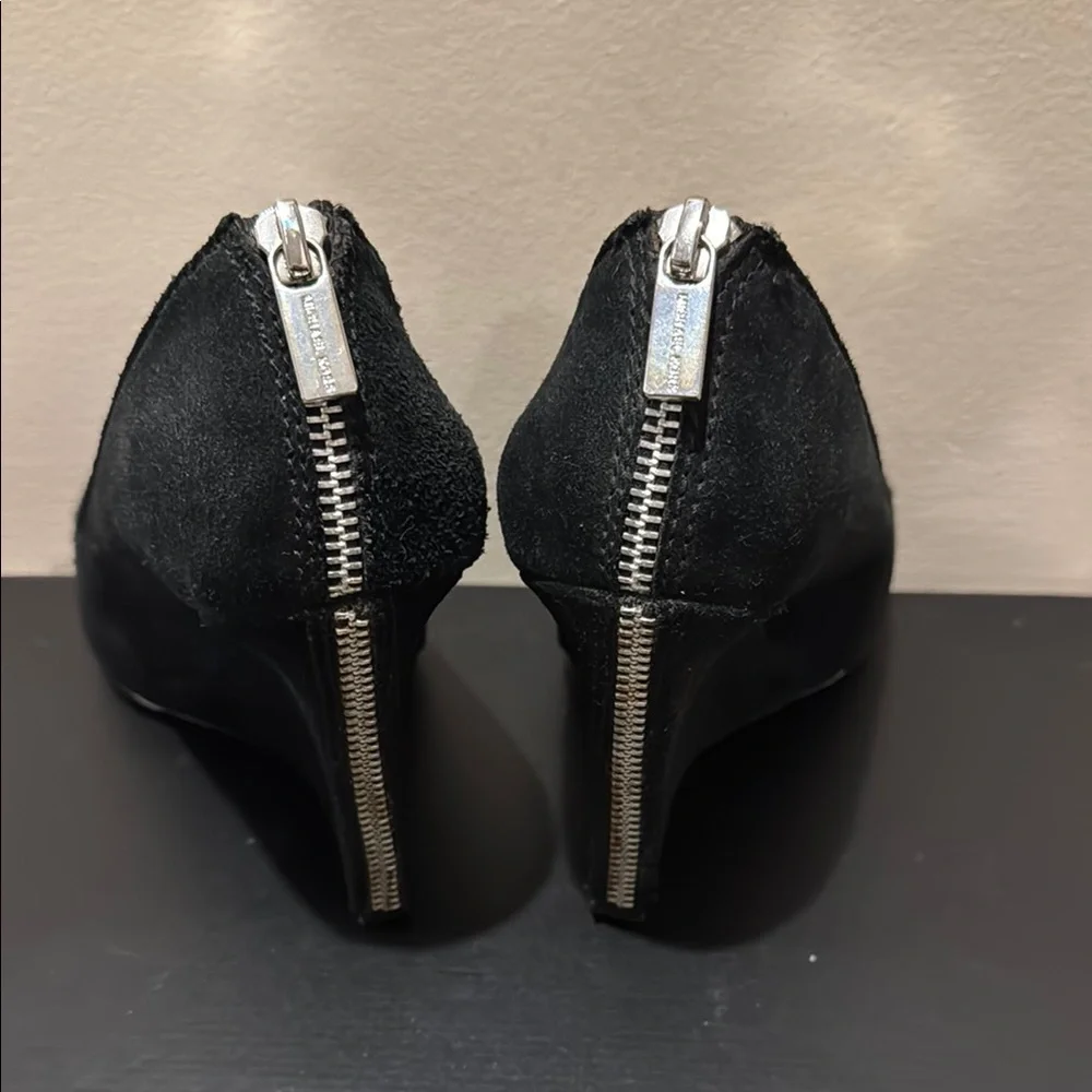 Michael Kors Black Suede Heels GUC - Picture 4 of 8